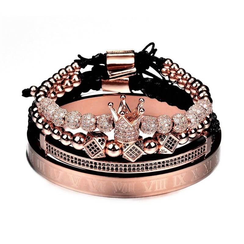 
                  
                    Luxury Bracelet Set With Crown™ - RoseBearUs
                  
                