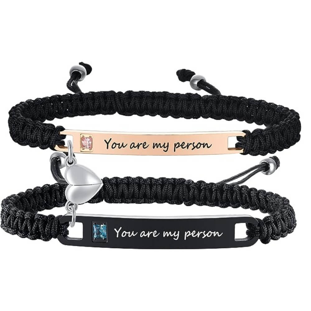 
                  
                    Customized Couple Bracelet Set - Personalized Gift for Men and Women
                  
                