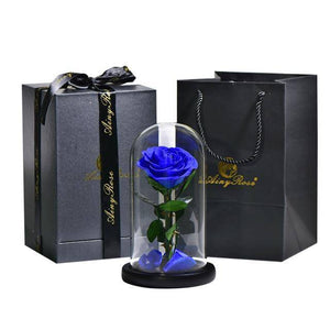 
                  
                    Preserved Rose In Glass Dome + Gift Box - RoseBearUs
                  
                