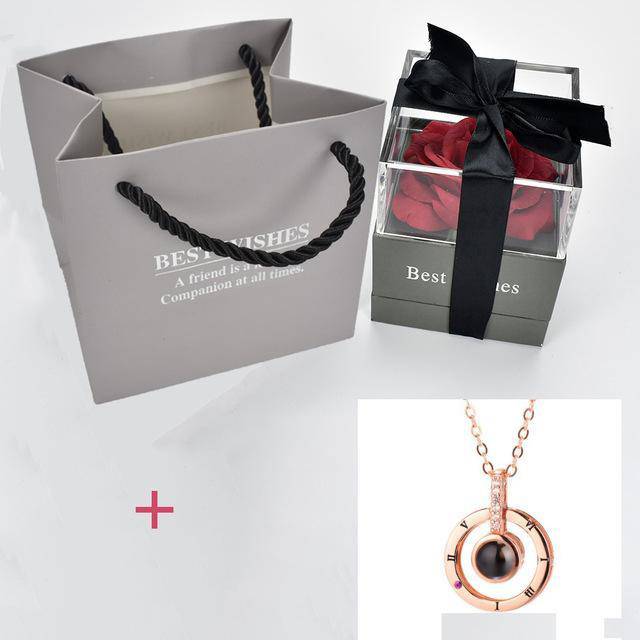 
                  
                    Rose Jewelry Box With Necklace™ - RoseBearUs
                  
                