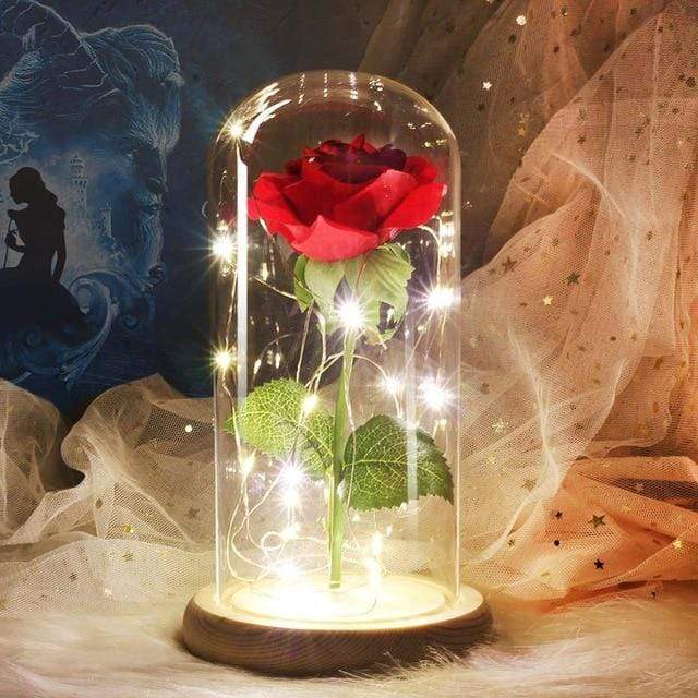 
                  
                    LED Rose In Glass - RoseBearUs
                  
                