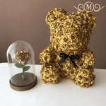 Luxury Rose Bear Gold - RoseBearUs