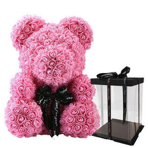 
                  
                    Luxury Rose Bear With Gift Box 25cm - RoseBearUs
                  
                