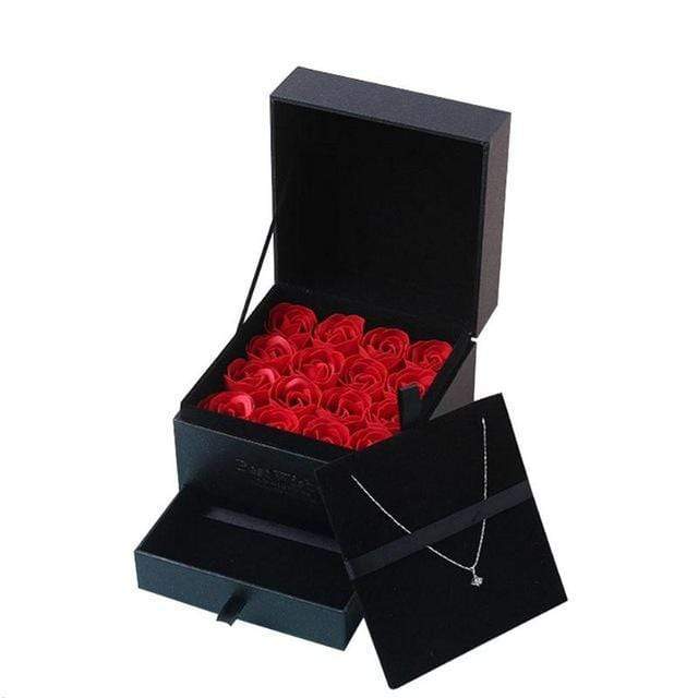 
                  
                    Rose Jewelry Box With Necklace - RoseBearUs
                  
                