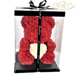 Luxury Rose Bear With Gift Box - RoseBearUs
