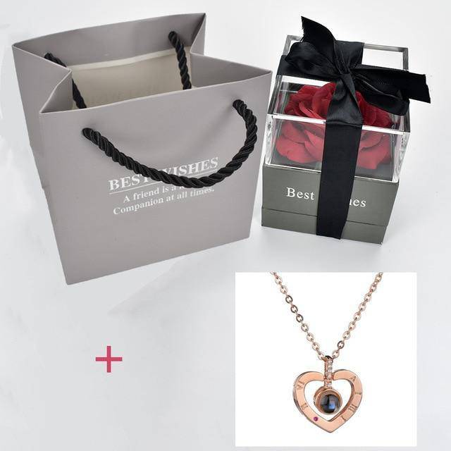 
                  
                    Rose Jewelry Box With Necklace™ - RoseBearUs
                  
                