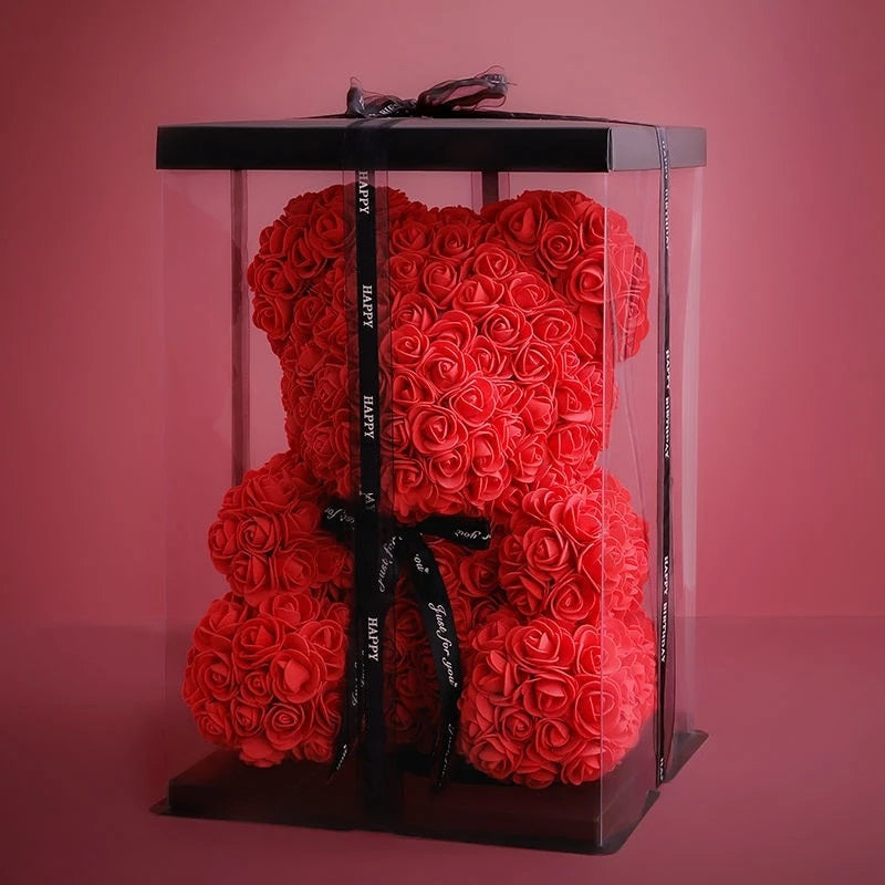 
                  
                    Luxury Rose Bear With Gift Box 25cm
                  
                