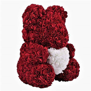 
                  
                    Limited Edition Burgundy Rose Bear - RoseBearUs
                  
                
